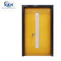 Wood grain steel fire proof commercial entry door strong hospital room doors standard size